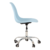 Cadeira Eames Pp Azul Office Cromada na internet