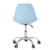 Cadeira Eames Pp Azul Office Cromada - La Mobilia