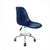 Cadeira Eames Pp Azul Bic Office Cromada