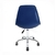 Cadeira Eames Pp Azul Bic Office Cromada na internet