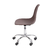 Cadeira Eames Pp Marrom Office Cromada na internet