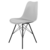 Conjunto Mesa Wing 1.50cm e 6 Cadeiras Saarinen Branca Tower Preto - La Mobilia