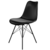 Conjunto Mesa Wing 1.50cm e 6 Cadeiras Saarinen Preta Tower Preto - La Mobilia
