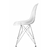 Conjunto 2 Cadeiras Eames Policarbonato Transparente Eiffel Cromada - loja online