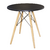 Conjunto Mesa Eames Preta 70cm E 2 Cadeiras Eames Pp Preta na internet