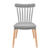 Conjunto 6 Cadeiras Windsor Pp Cinza - loja online