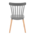 Conjunto 6 Cadeiras Windsor Pp Cinza - La Mobilia
