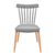Conjunto 4 Cadeiras Windsor Pp Cinza - La Mobilia