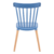 Conjunto 6 Cadeiras Windsor Pp Azul Zimbro - La Mobilia