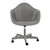 Cadeira Eames com Braço Cinza Brasão Office Colors na internet