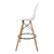 Conjunto Mesa Bistrô Preta 60cm e 2 Banquetas Eames Pp Preta - comprar online