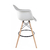 Conjunto 2 Banquetas Eames Com Braço Branca - La Mobilia