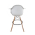 Conjunto 2 Banquetas Eames Com Braço Branca - loja online