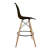 Conjunto 2 Banquetas Eames Pp Marrom - La Mobilia