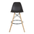 Conjunto Mesa Bistrô Preta 60cm e 2 Banquetas Eames Pp Preta - La Mobilia