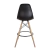Conjunto 2 Banquetas Eames Pp Preta - La Mobilia