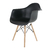 Cadeira Eames Com Braço Preto Pp