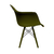 Conjunto 2 Cadeiras Eames Com Braço Musgo Pés Em Polipropileno - La Mobilia