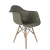 Cadeira Eames Com Braço Cinza Pp