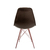 Cadeira Eames Pp Marrom Tower Base Cobre - La Mobilia