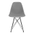 Cadeira Eames Pp Cinza Eiffel Base Preta na internet
