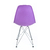 Cadeira Eames Pp Lilas Eiffel Cromada na internet