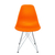 Cadeira Eames Pp Laranja Eiffel Cromada - comprar online