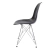 Conjunto 3 Cadeiras Eames Pp Preto Eiffel Cromada na internet