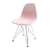 Conjunto 2 Cadeiras Eames Pp Rosa Eiffel Cromada na internet