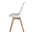 Conjunto 6 Cadeiras Saarinen Branca Wood - La Mobilia