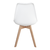 Conjunto 6 Cadeiras Saarinen Branca Wood - loja online