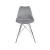 Cadeira Saarinen Cinza Tower Cromada - comprar online