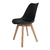 Conjunto Mesa Eames Branca 110cm E 4 Cadeiras Saarinen Pp Preta na internet