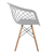 Conjunto 6 Cadeiras Web Pp Branca - La Mobilia