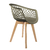 Conjunto 8 Cadeiras Web Cinza Wood - comprar online