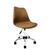 Cadeira Saarinen Pp Marrom Office Cromada
