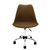 Cadeira Saarinen Pp Marrom Office Cromada - comprar online