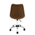 Cadeira Saarinen Pp Marrom Office Cromada - La Mobilia