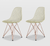 Conjunto 2 Cadeiras Eames Maglia Pc Ambar Eiffel Cobre