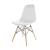 Conjunto Mesa de Vidro 90cm com 4 Cadeiras Eames Branca - loja online