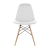 Imagem do Conjunto Mesa de Vidro 90cm com 4 Cadeiras Eames Branca