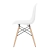 Conjunto Mesa de Vidro 90cm com 4 Cadeiras Eames Branca - comprar online