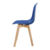 Cadeira Eames Wood Azul Bic - La Mobilia