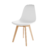 Conjunto 4 Cadeiras Eames Wood Branco na internet