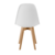 Conjunto 4 Cadeiras Eames Wood Branco - loja online