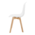 Imagem do Conjunto 4 Cadeiras Eames Wood Branco