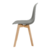 Imagem do Conjunto 4 Cadeiras Eames Wood Cinza Brasão