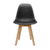 Cadeira Eames Wood Preto - comprar online