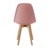 Conjunto 4 Cadeiras Eames Wood Rosa - loja online