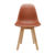 Conjunto 4 Cadeiras Eames Wood Terracota - La Mobilia